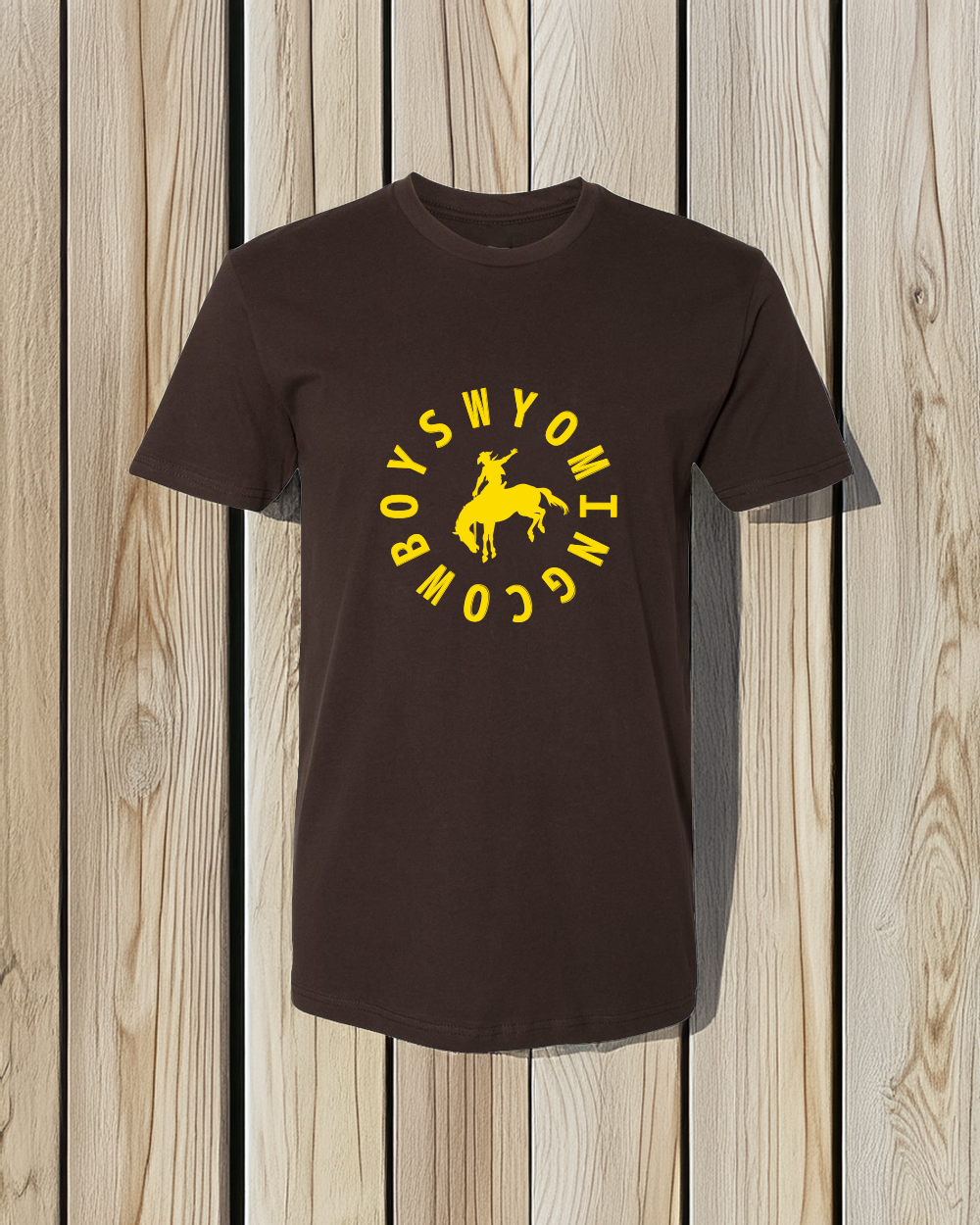 Wyoming Cowboys Circle Logo T.