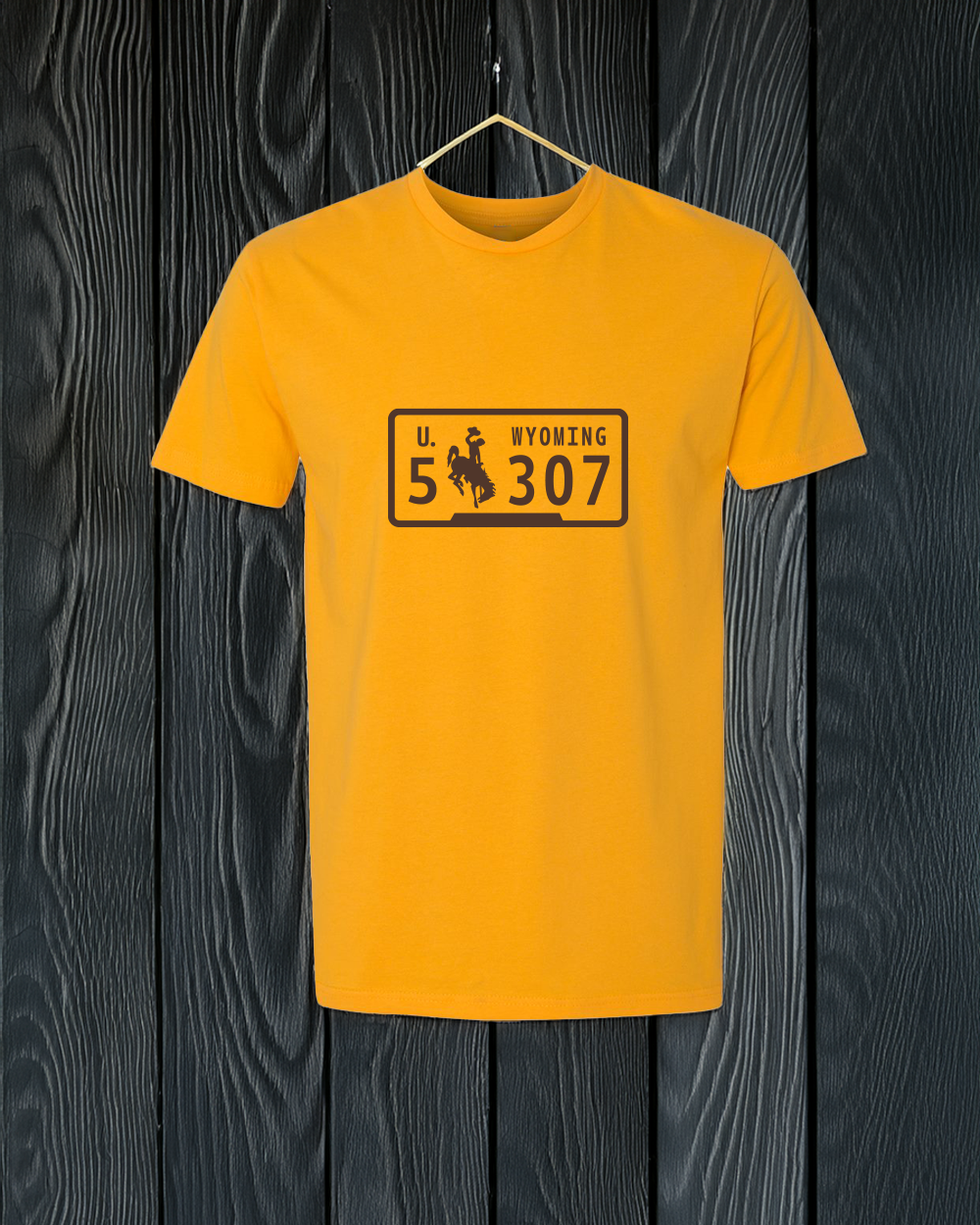 Wyoming 307 License Plate Tee