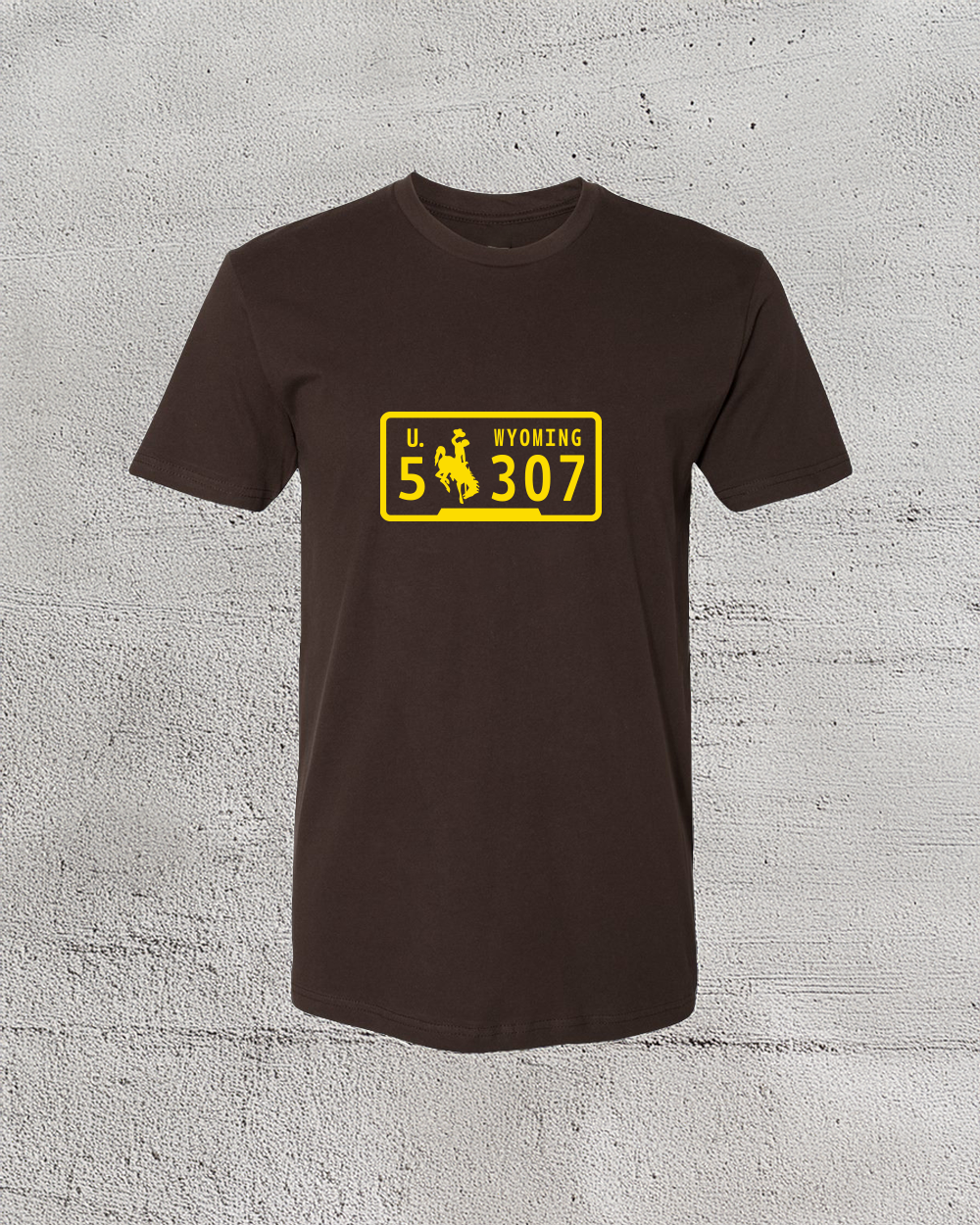 Wyoming 307 License Plate Tee