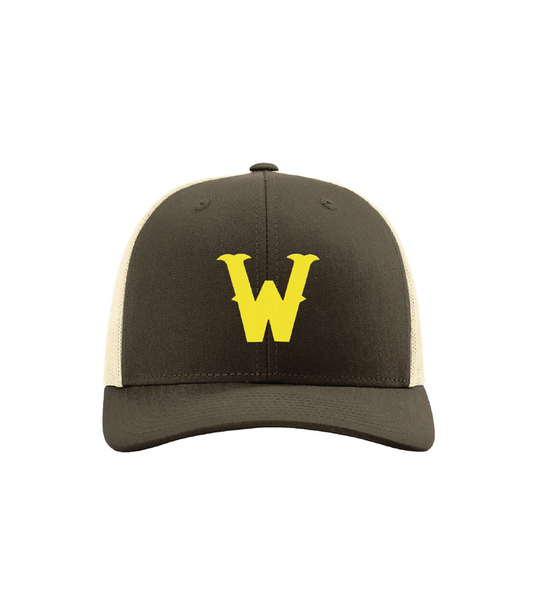 W Drunk Cowboy font - Snapback