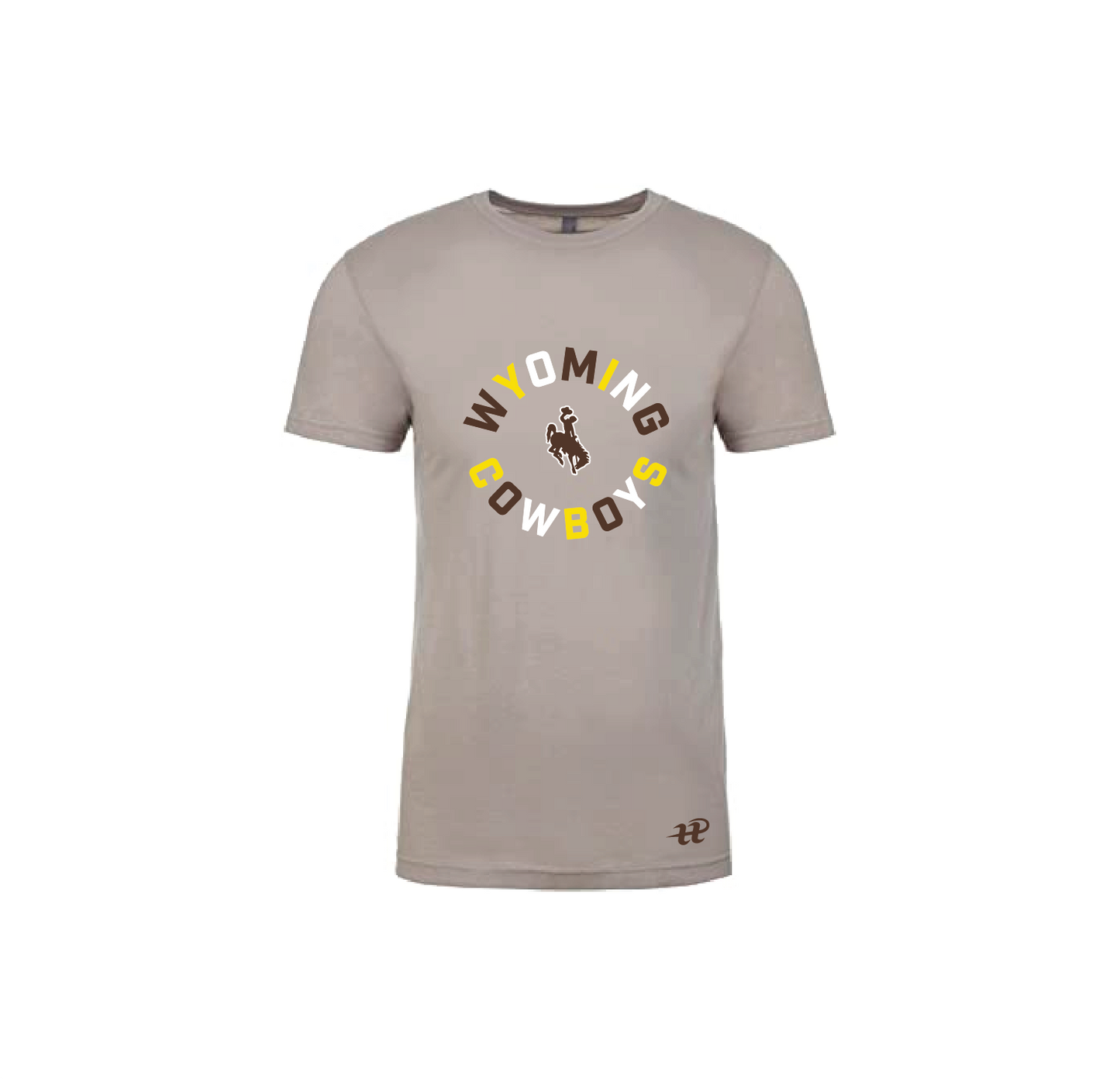Wyoming Cowboys Circle Logo T.