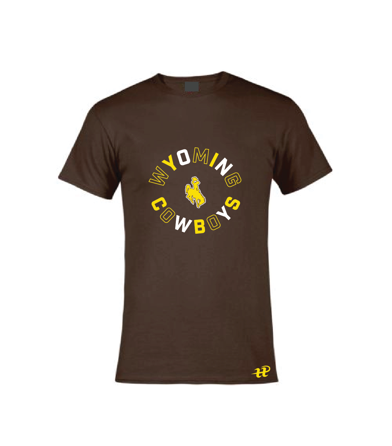 Wyoming Cowboys Circle Logo T.