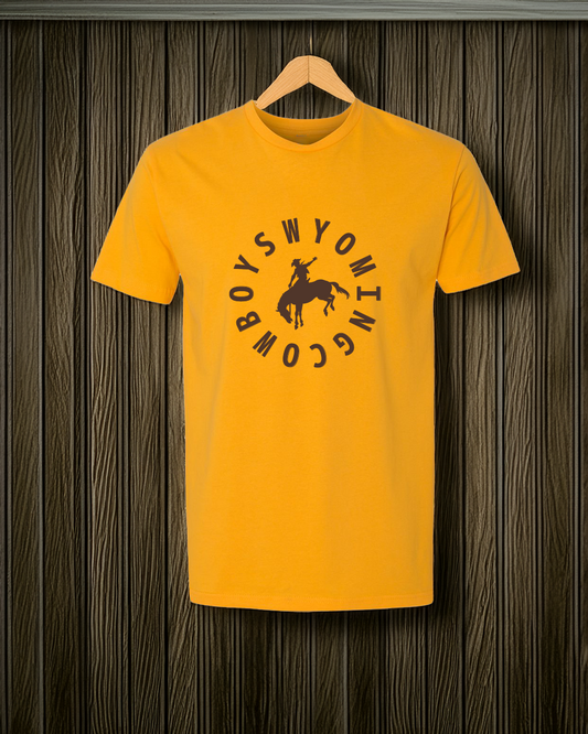 Wyoming Cowboys Circle Logo T.